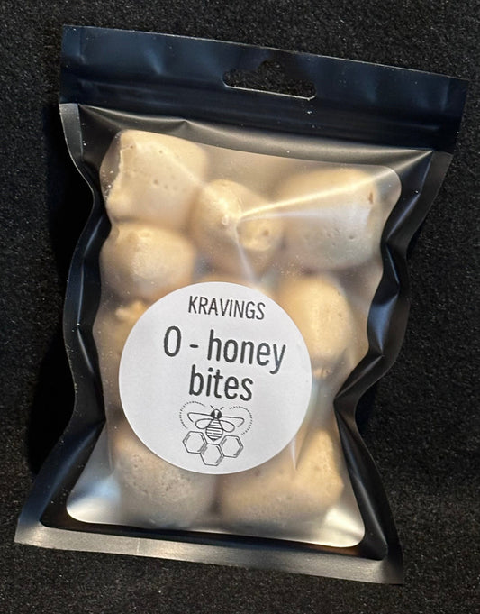 O - honey bites 8oz bag